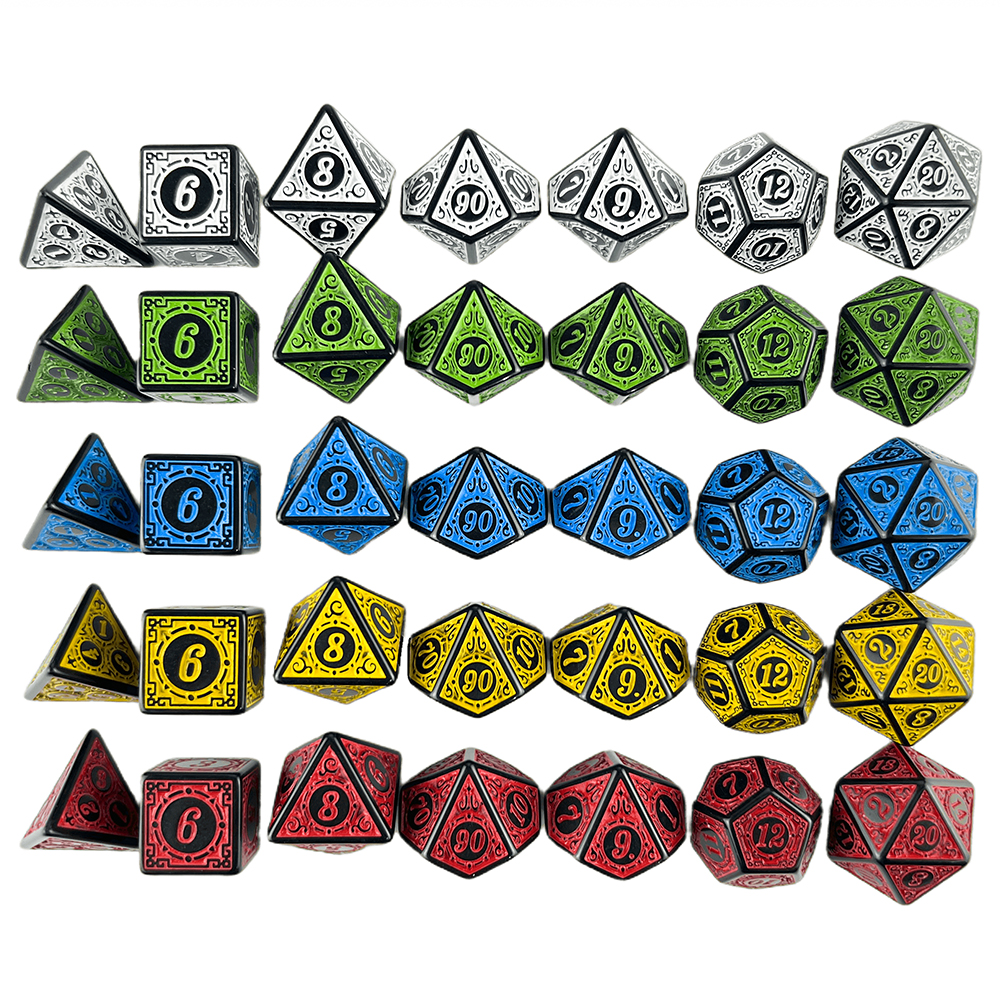 Board Game Font - Dice Games TRPG DND Dice Set