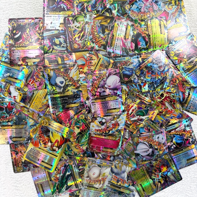 Board Game Zoo - 60pcs Mega Pokemon EX Trading Card