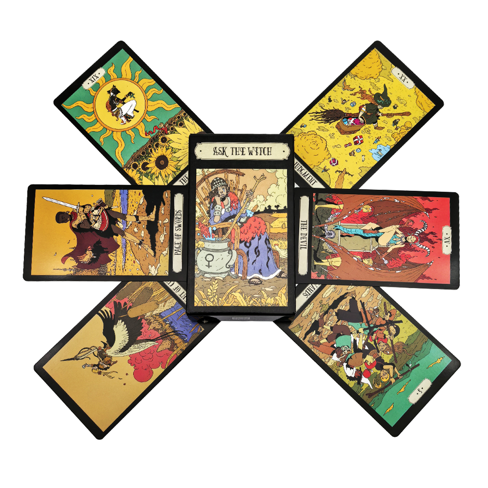 Card Game Deck - The Witch Tarot Cards Deck English