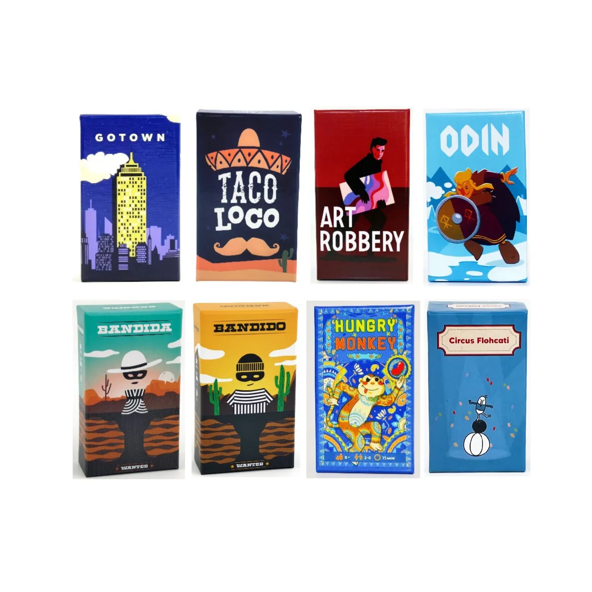 Board Game Hotel - Hot Games - Taco Loco Card