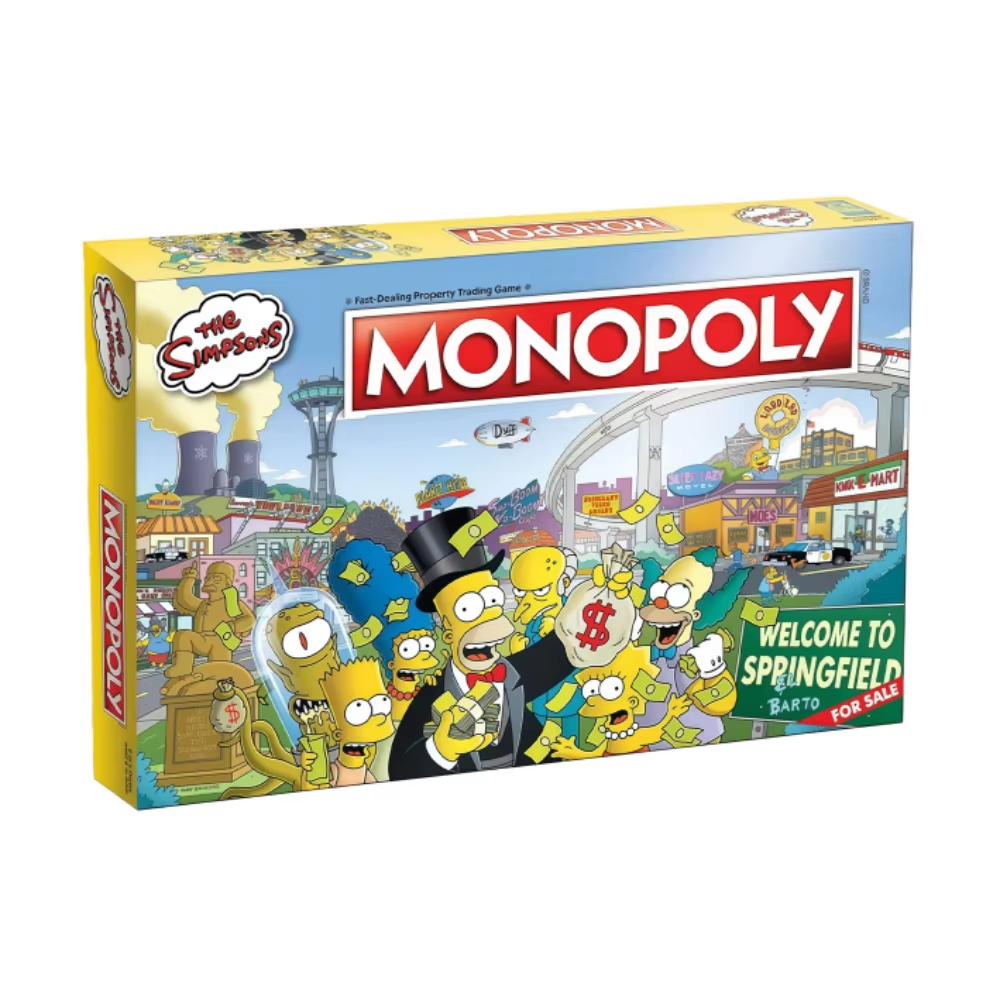 Board Game Monopoli - Monopoly The Simpsons co-branded Monopoly board