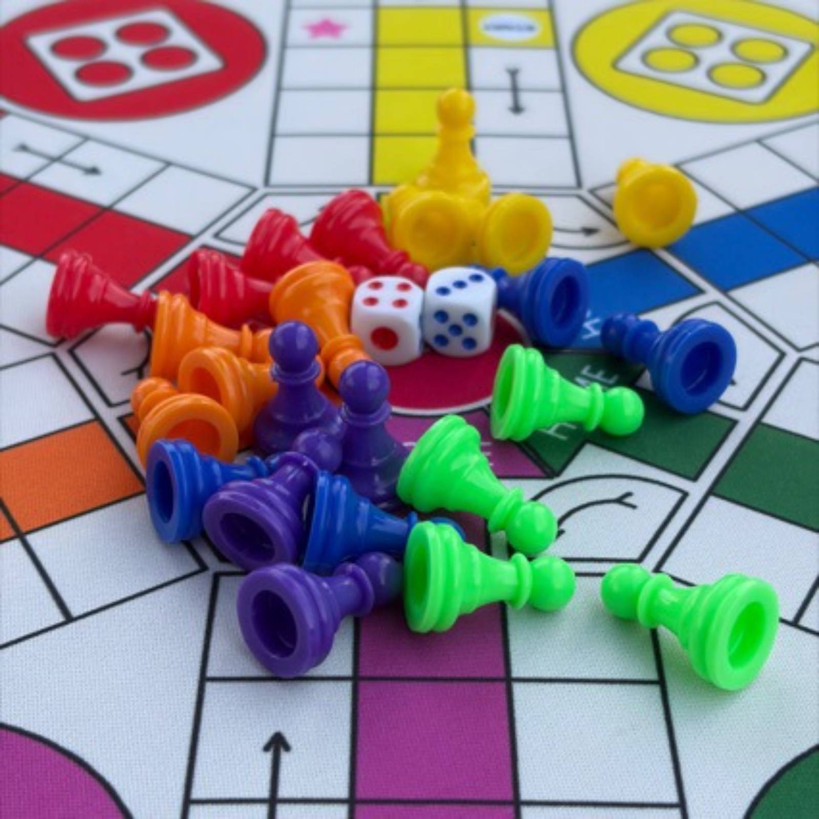 Board Game Ludo - Round Ludo Board Game Colorful 35cm