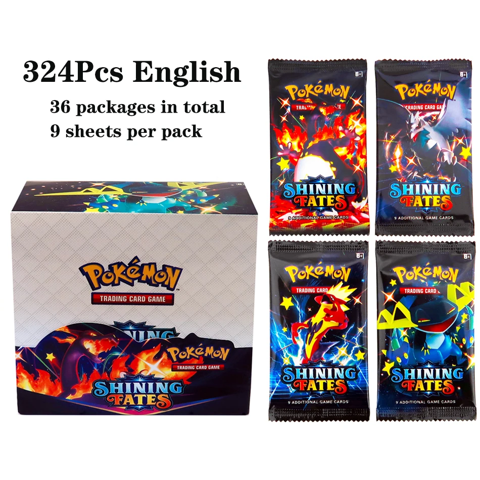 324Pcs/box Pokemon TCG: Shinin – Board Game Movie recenzja i cena