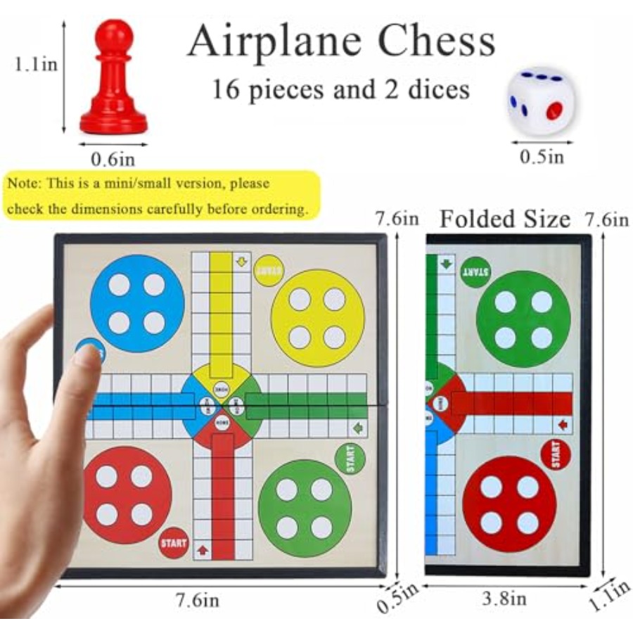 KIDAMI Mini Magnetic Ludo Trav – Board Game Ludo recenzja i cena