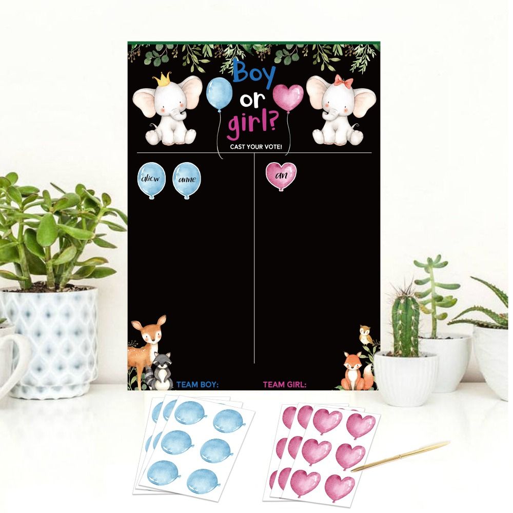 With Stickers Gender Revealed  – Board Game Who Is It recenzja i cena