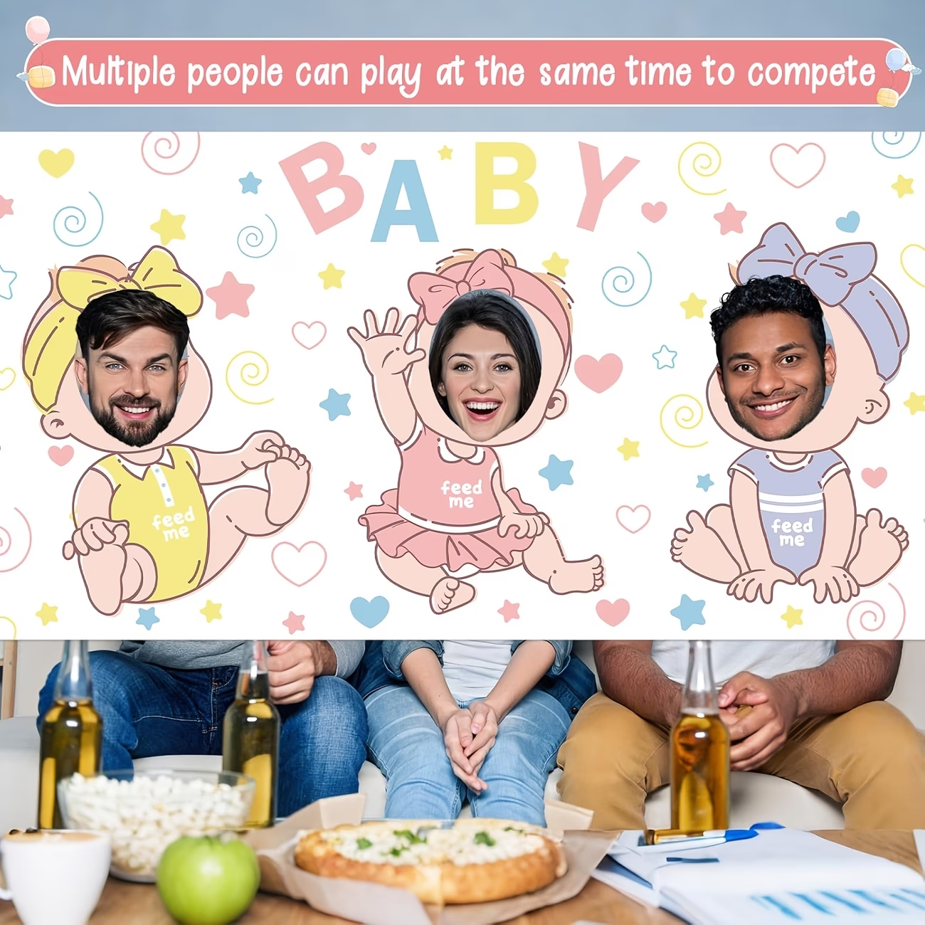 Baby Shower Games Party Photo  – Board Game Who Is It recenzja i cena