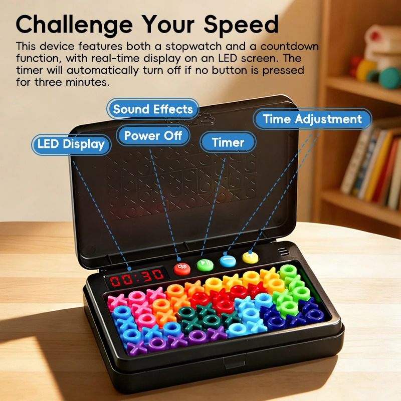 KNYYSECQ Smart XO Puzzle Child – Board Game With Questions recenzja i cena