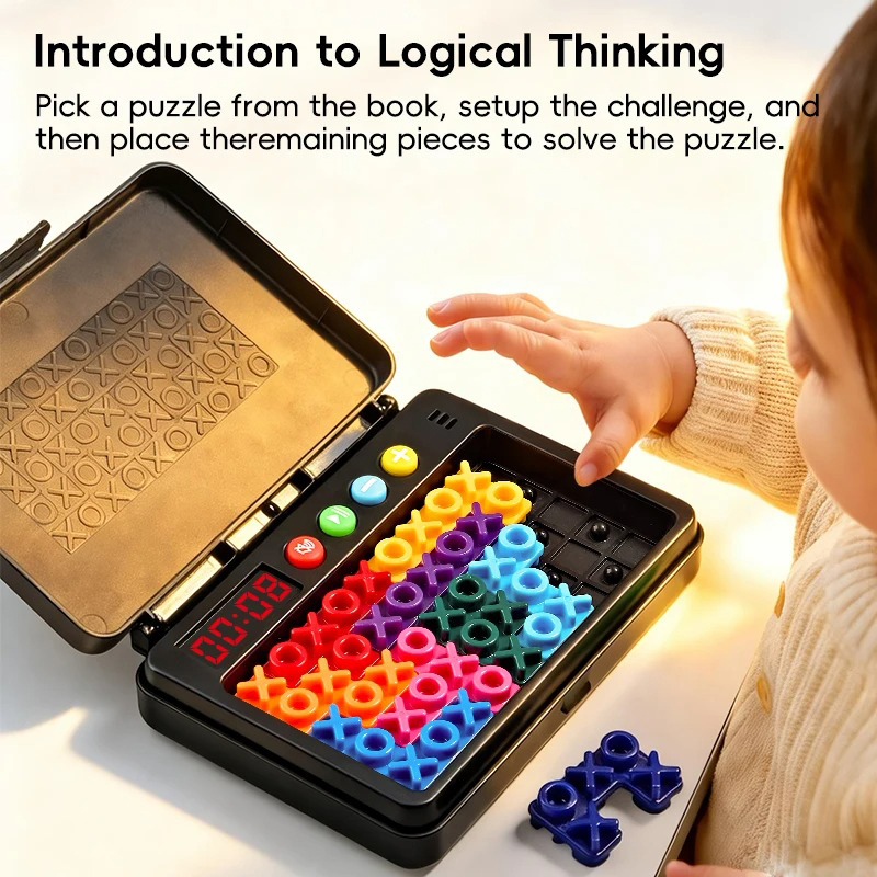 KNYYSECQ Smart XO Puzzle Child – Board Game With Questions recenzja i cena