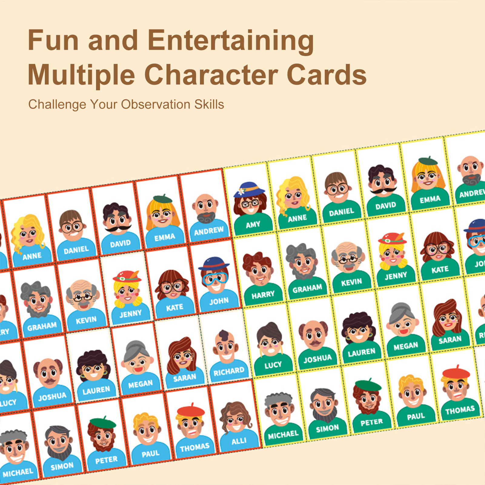 Two-Player Educational Toy Int – Board Game Who Is It recenzja i cena