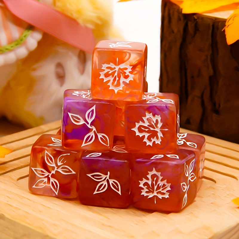 10PCS Unique Maple Leaf Dice S – Board Game Unmatched recenzja i cena