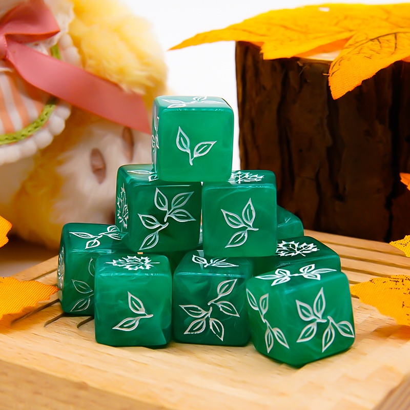 10PCS Unique Maple Leaf Dice S – Board Game Unmatched recenzja i cena