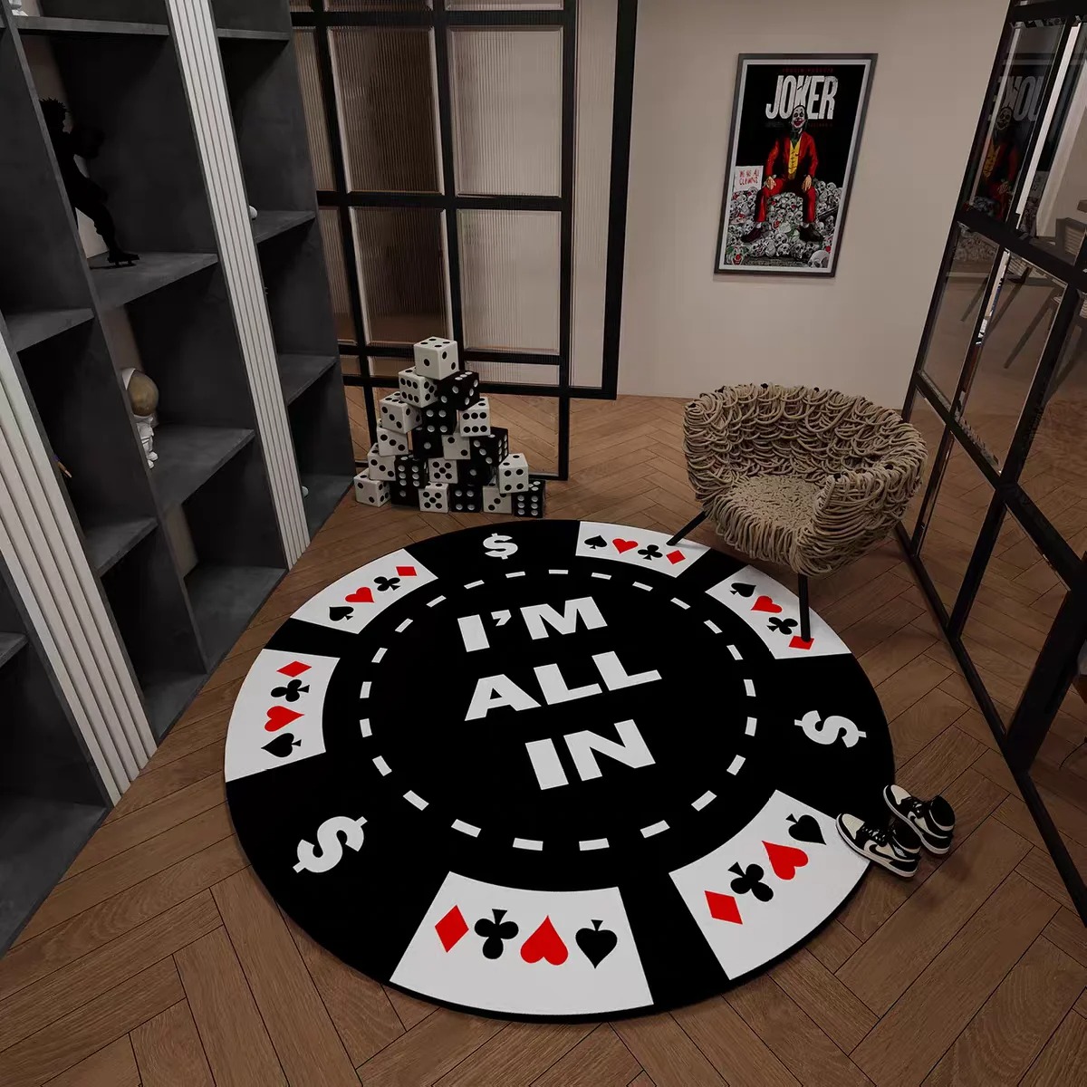 Magic Poker Card Patterned Rou – Board Game Hotel recenzja i cena