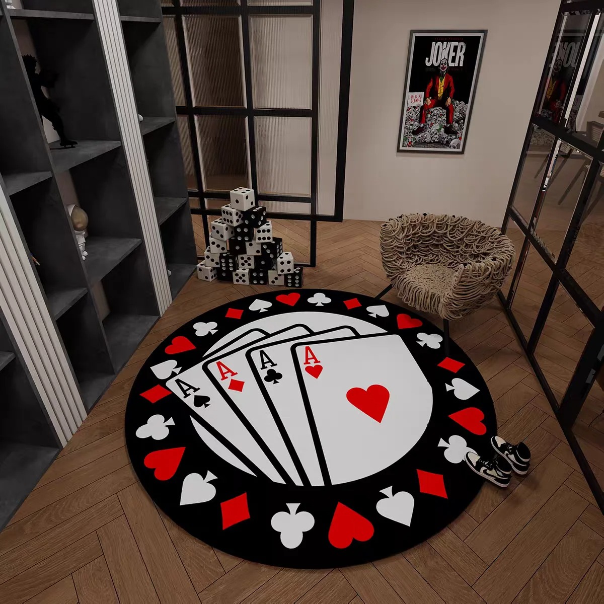 Magic Poker Card Patterned Rou – Board Game Hotel recenzja i cena