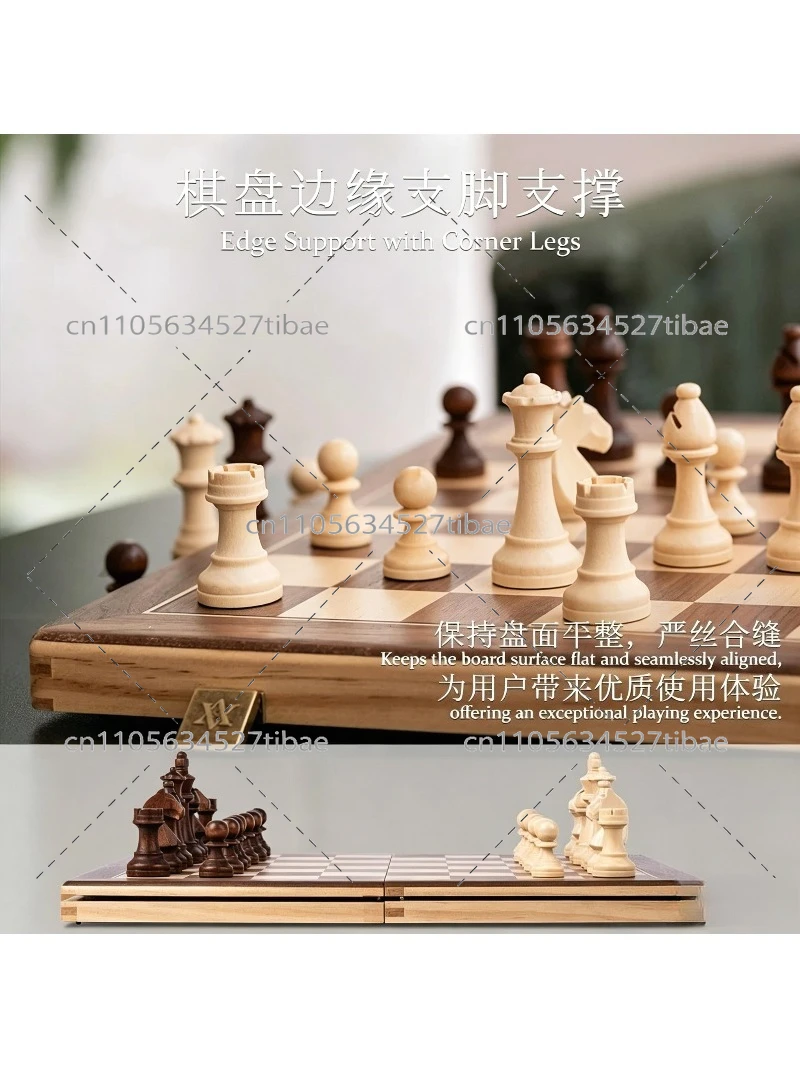 Magnetic Chess Set Solid Wood  – Board Game Hotel recenzja i cena