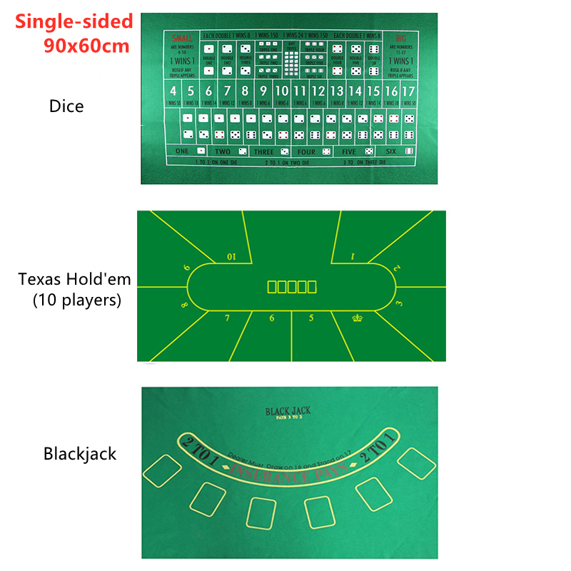 Hold'em Texas Poker Mats, Non  – Board Game Hotel recenzja i cena