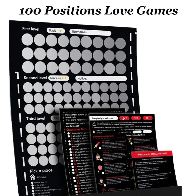 100 Sex Position Scratch Poste – Board Game Unmatched recenzja i cena