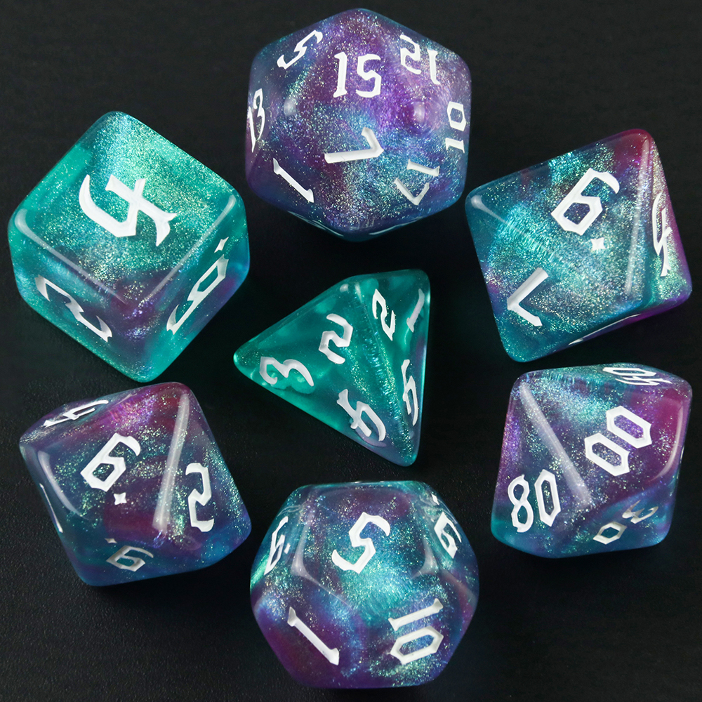 7 Pcs of New Double Colors Dic – Board Game Font recenzja i cena