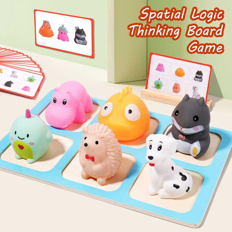 Children Logical Thinking Boar – Board Game With Questions recenzja i cena