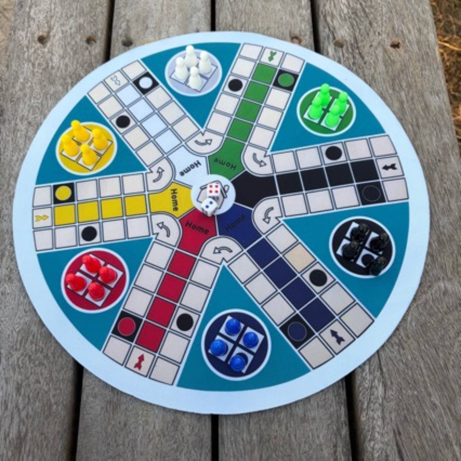 Ludo Game Set 6 Players Round  – Board Game Ludo recenzja i cena