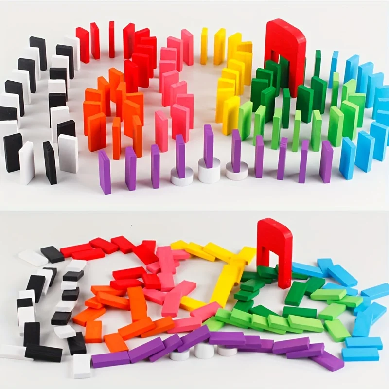 120pcs Domino Set - Multicolor – Board Game Monopoli recenzja i cena