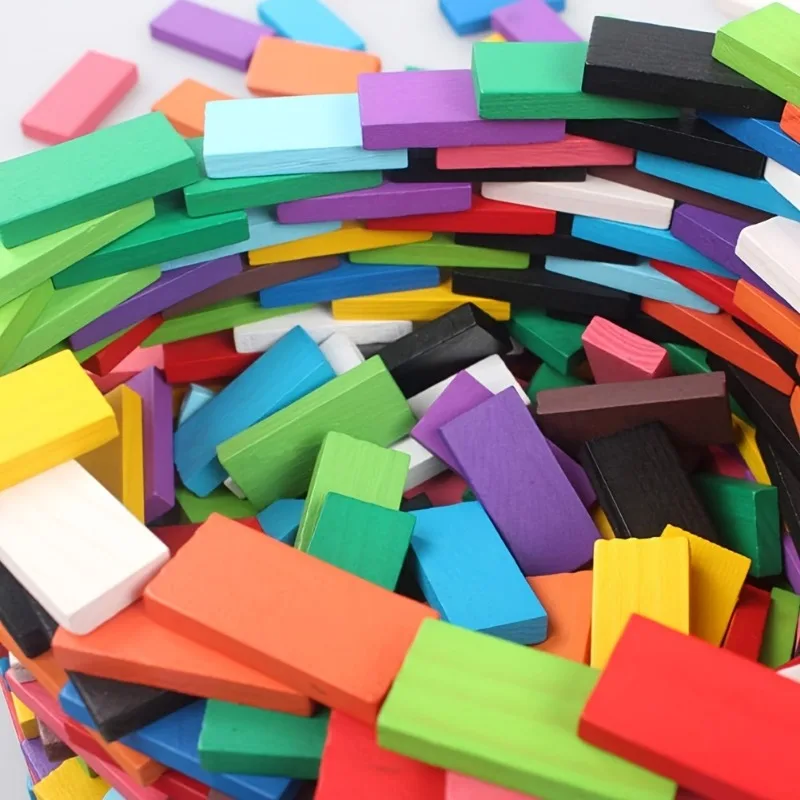 120pcs Domino Set - Multicolor – Board Game Monopoli recenzja i cena