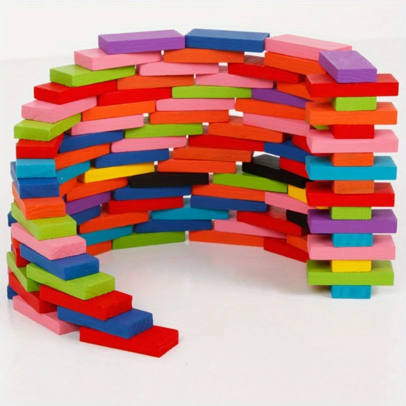 120pcs Domino Set - Multicolor – Board Game Monopoli recenzja i cena