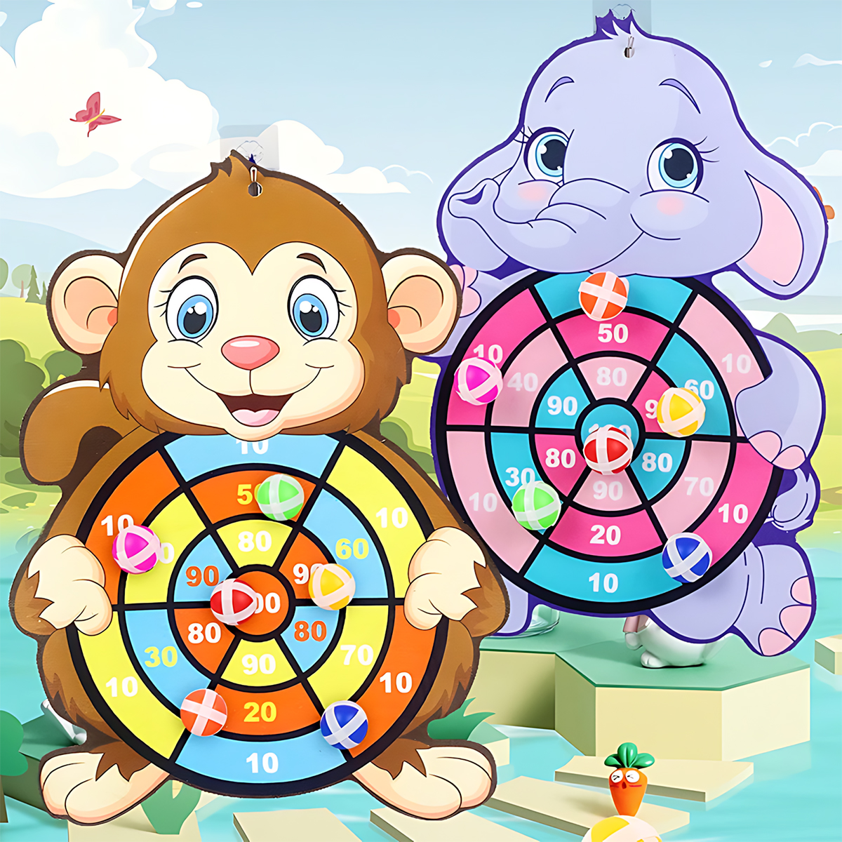 Educational Games Dart Board B – Board Game With Questions recenzja i cena