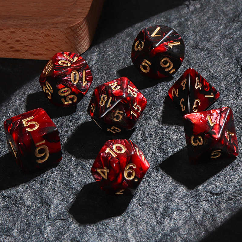 Polyhedral Dice Double-colors  – Board Game Ludo recenzja i cena
