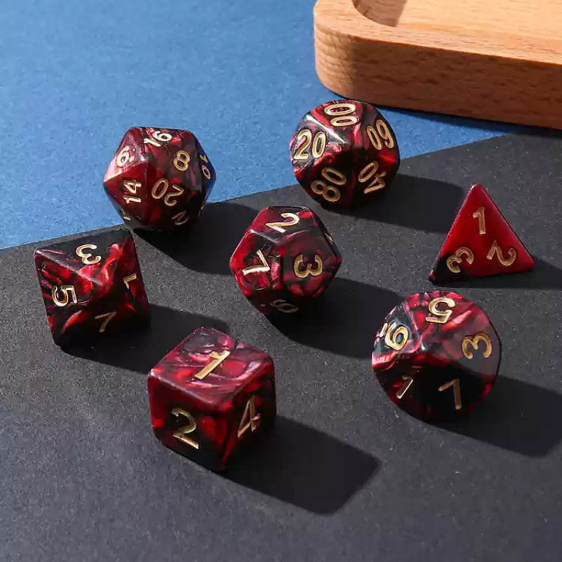 Polyhedral Dice Double-colors  – Board Game Ludo recenzja i cena