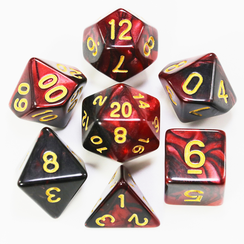 Polyhedral Dice Double-colors  – Board Game Ludo recenzja i cena