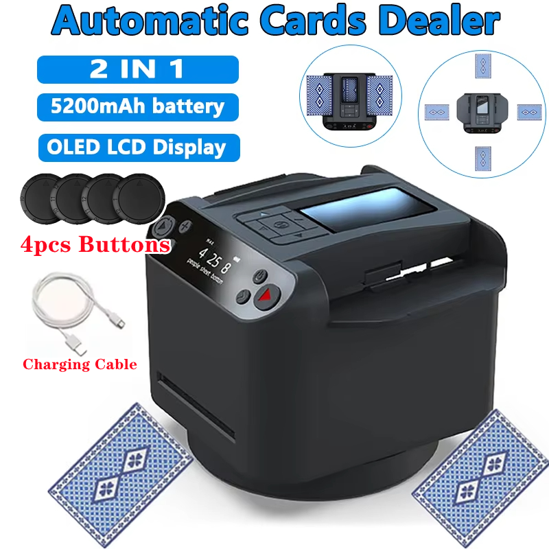 360° Fully Automatic Card Shuf – Board Game Hotel recenzja i cena