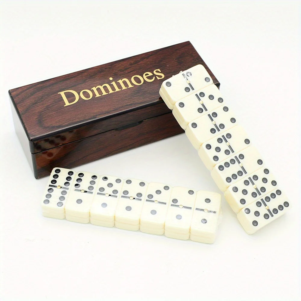 [Wooden Dominoes Game Set] 28p – Board Game Monopoli recenzja i cena