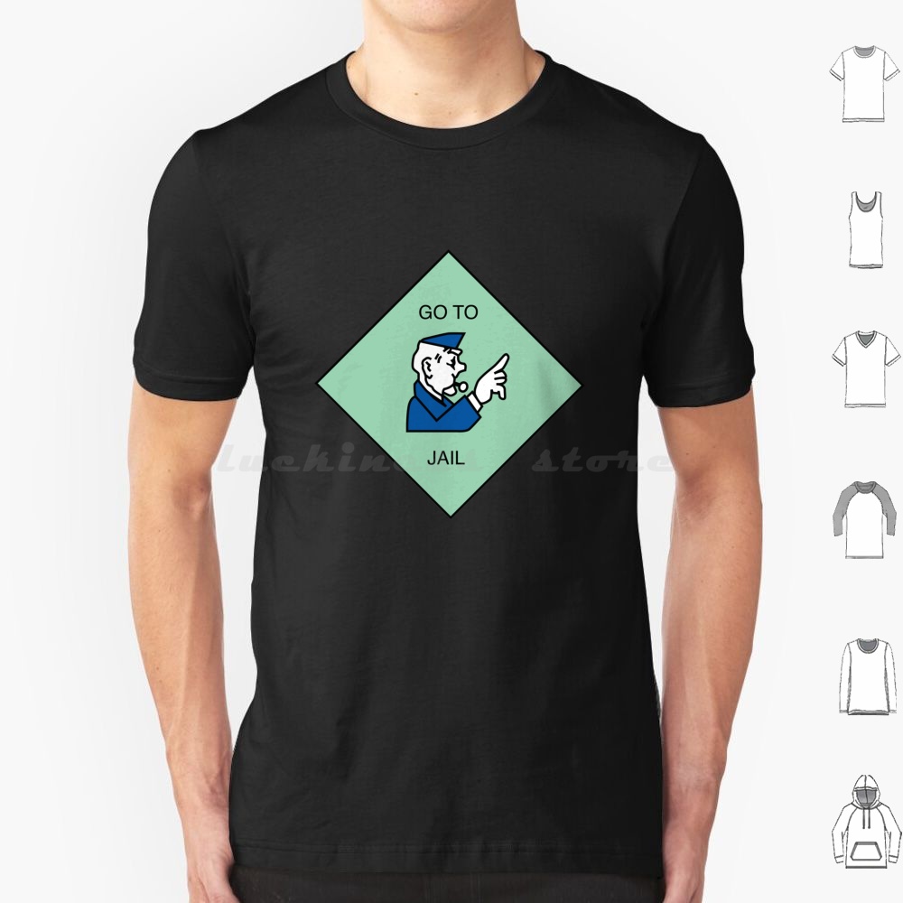 Go To Jail-T Shirt Cotton Men  – Board Game Diy recenzja i cena