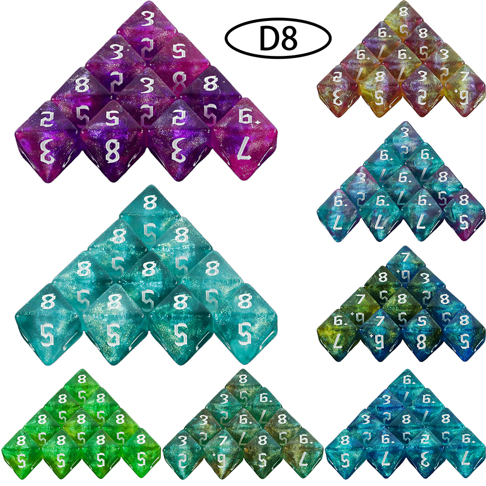 D8 Mixed Colours Polyhedral Di – Board Game Ludo recenzja i cena