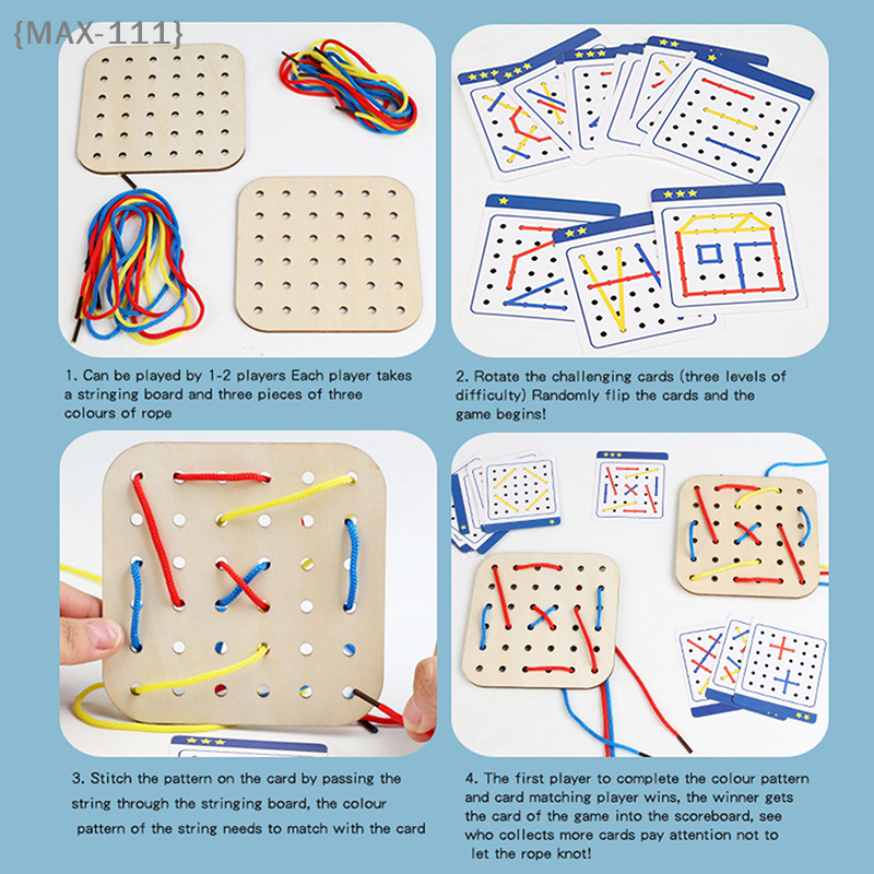 【F2-MAX111】Wooden Montessori G – Board Game With Questions recenzja i cena