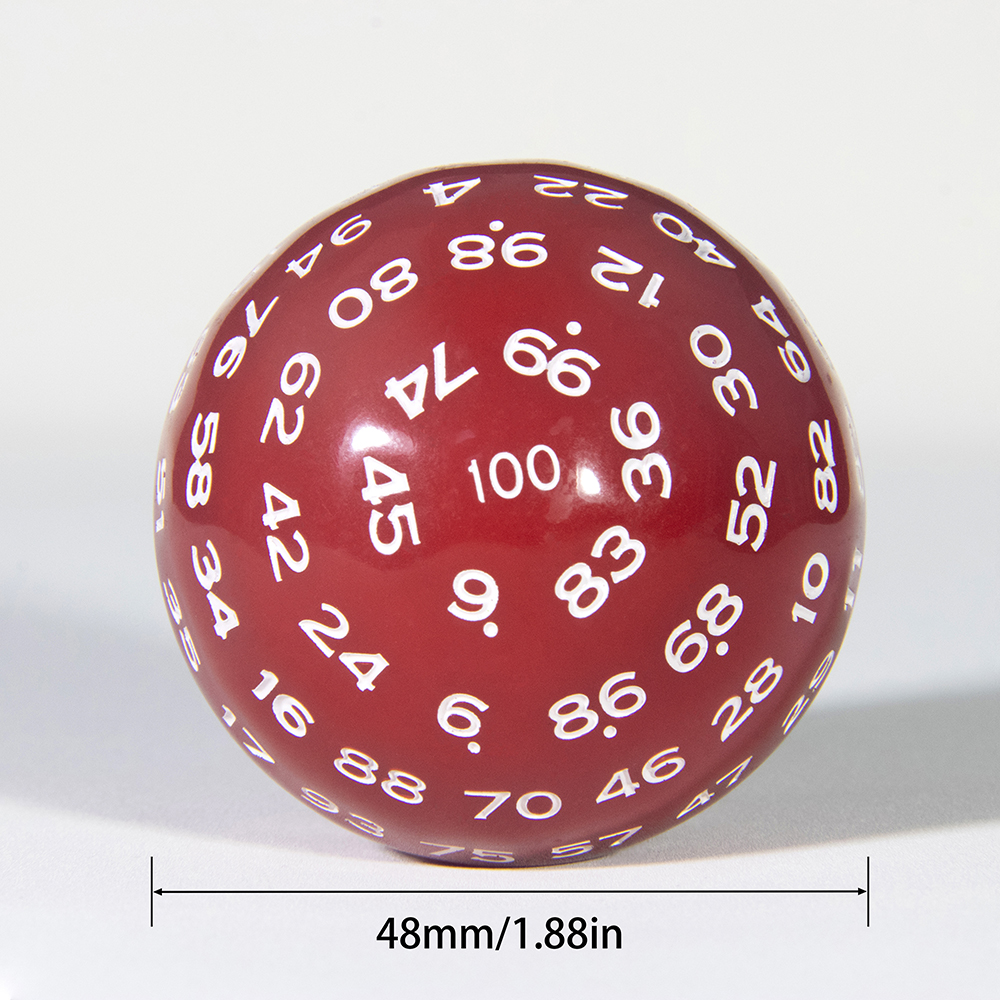 D100 Dice Polyhedral Acrylic 1 – Board Game Ludo recenzja i cena