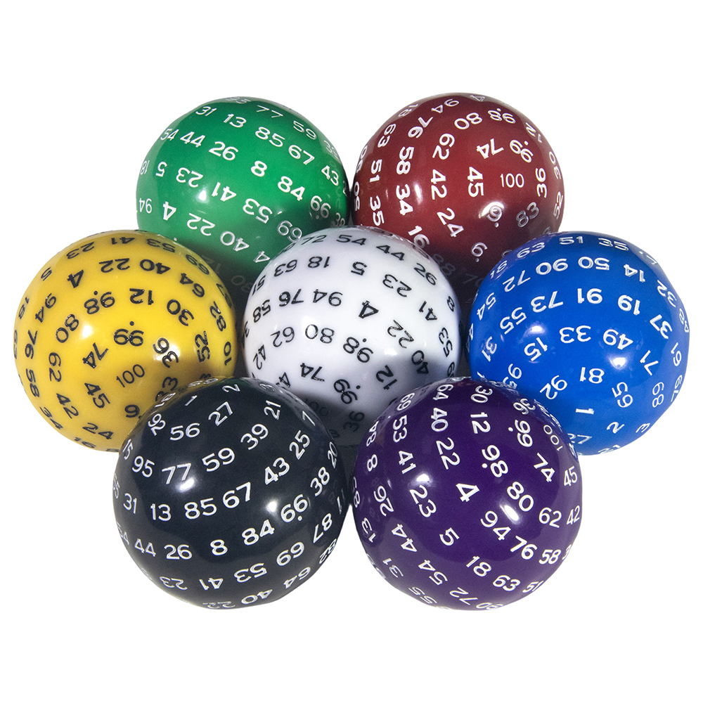 D100 Dice Polyhedral Acrylic 1 – Board Game Ludo recenzja i cena