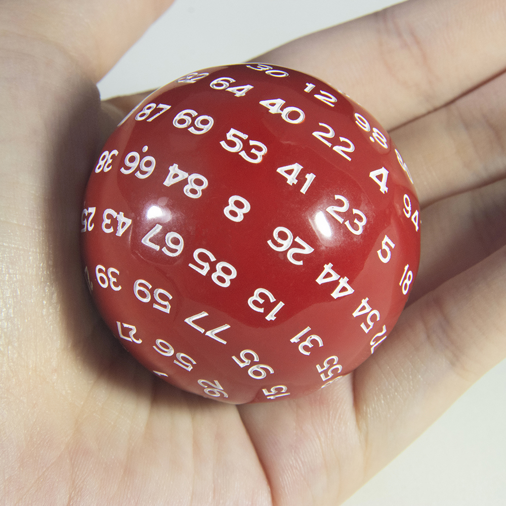D100 Dice Polyhedral Acrylic 1 – Board Game Ludo recenzja i cena