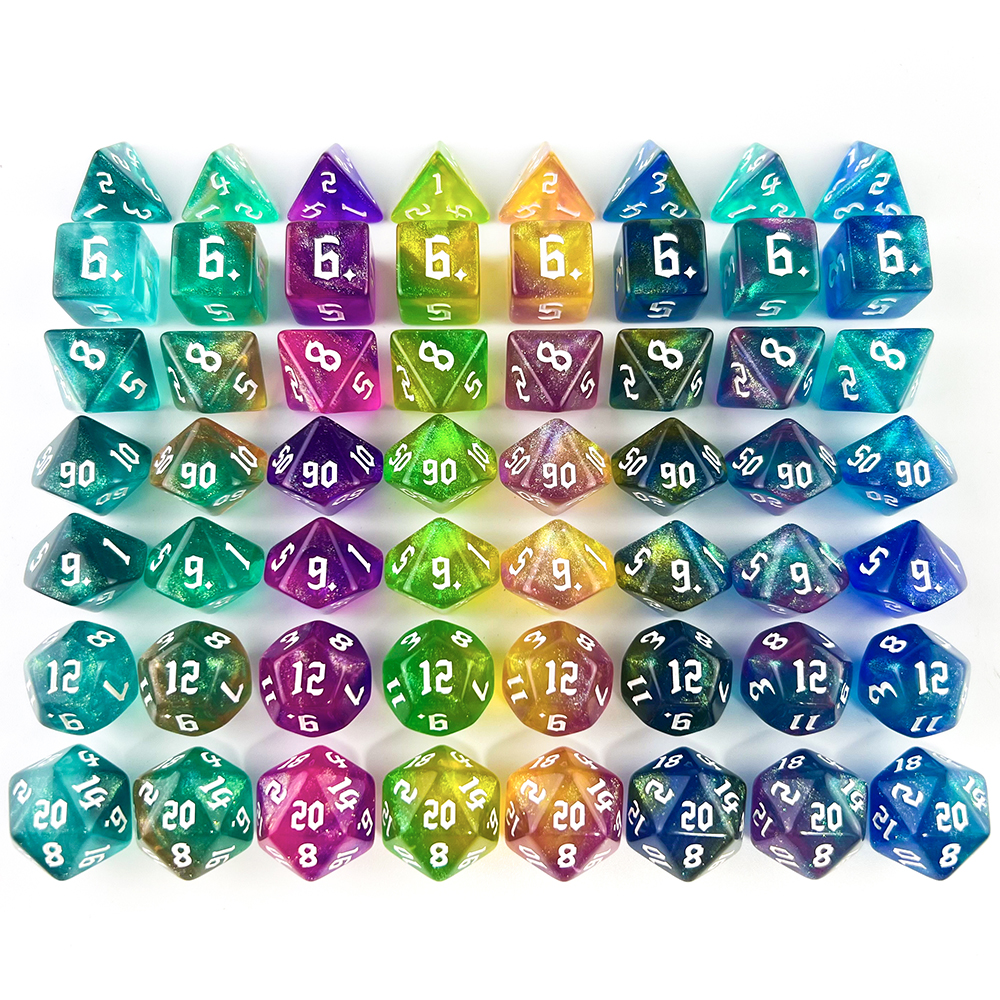 DND dice RPG dice Acrylic dice – Board Game Font recenzja i cena