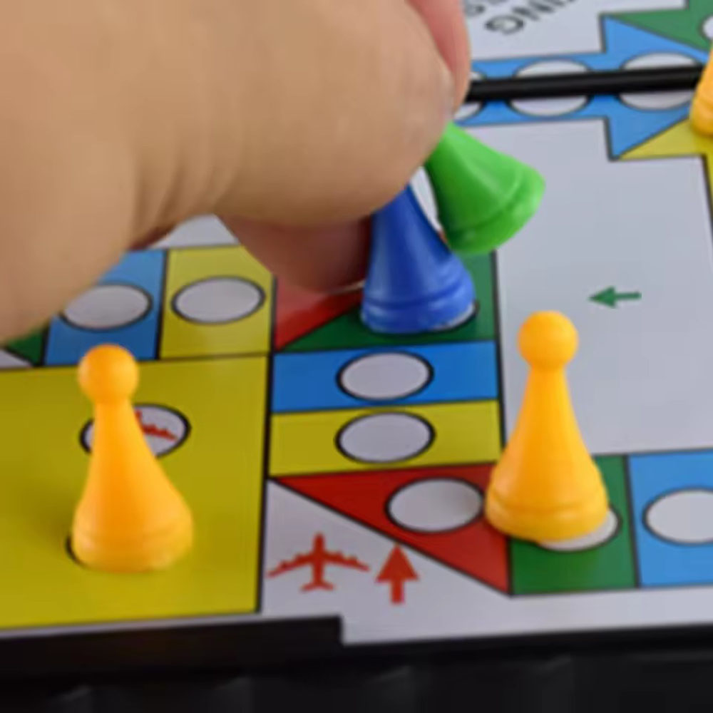 Foldable magnetic flying chess – Board Game Ludo recenzja i cena