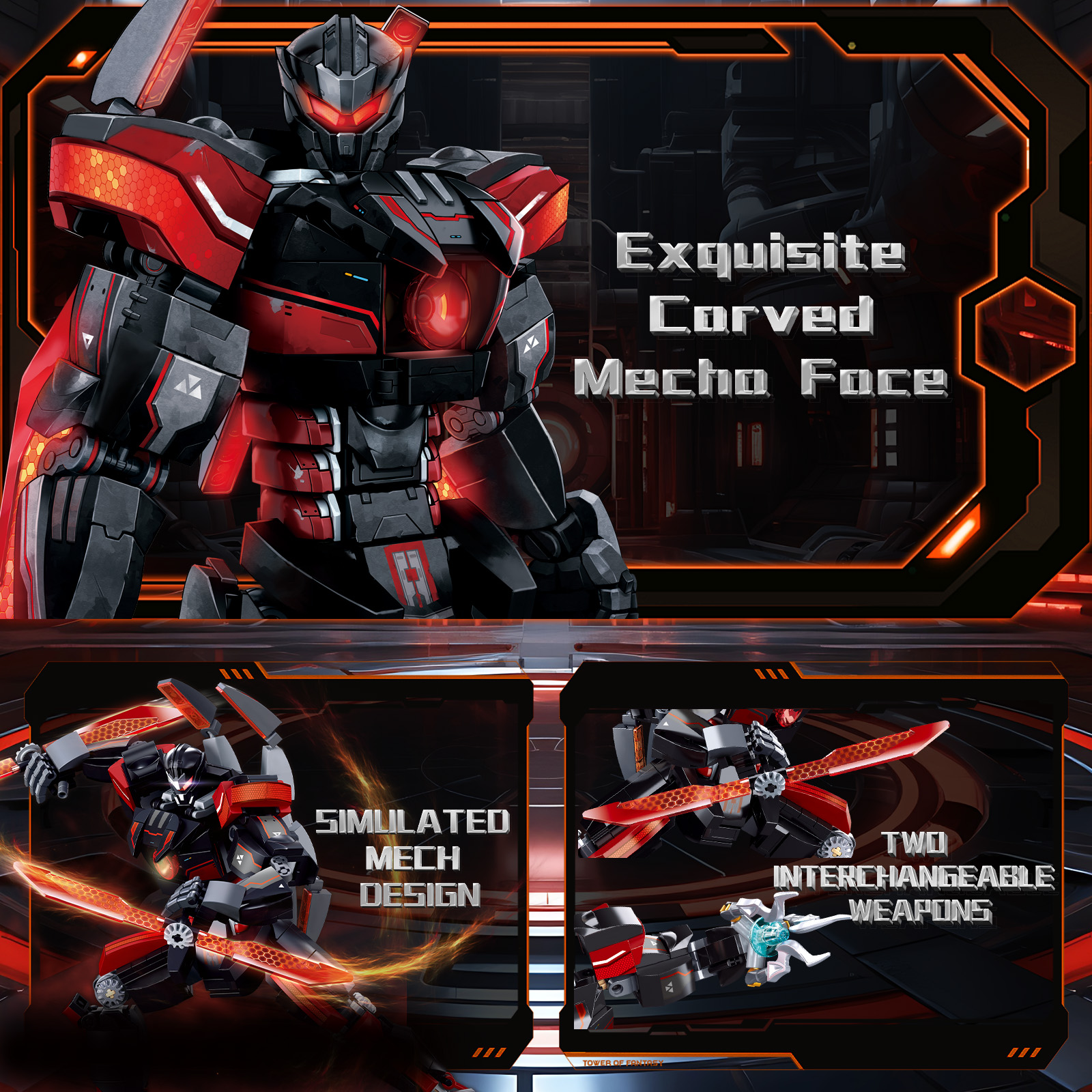 585PCS Dark Wanderer Mecha Bui – Board Game Unmatched recenzja i cena