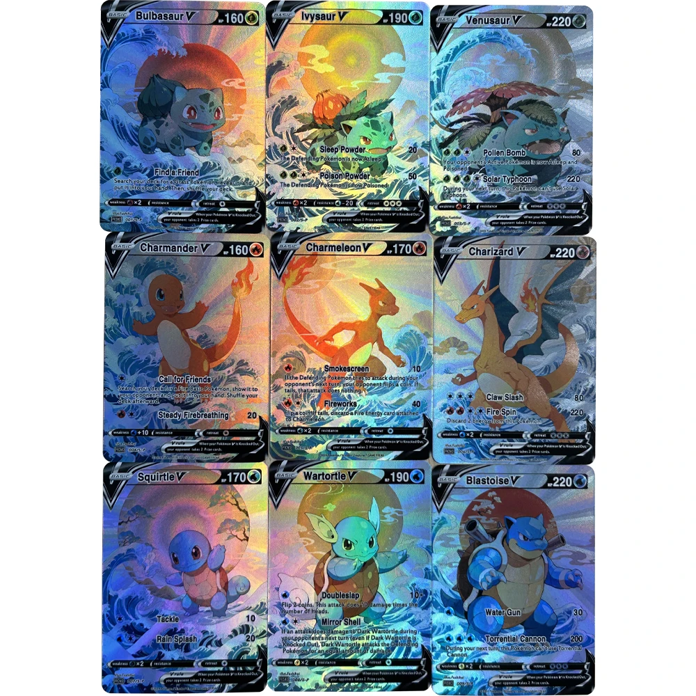 9Pcs/set DIY Anime PTCG Collec – Board Game Diy recenzja i cena