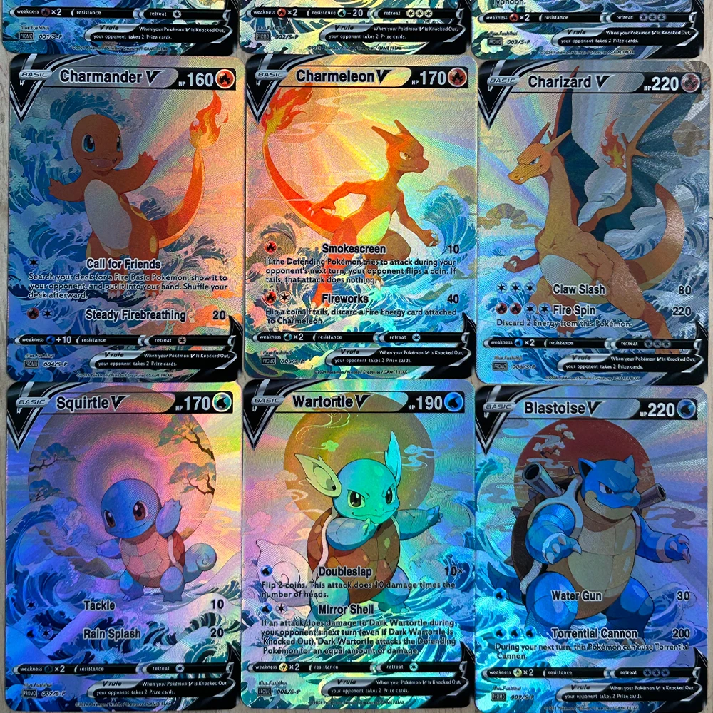 9Pcs/set DIY Anime PTCG Collec – Board Game Diy recenzja i cena