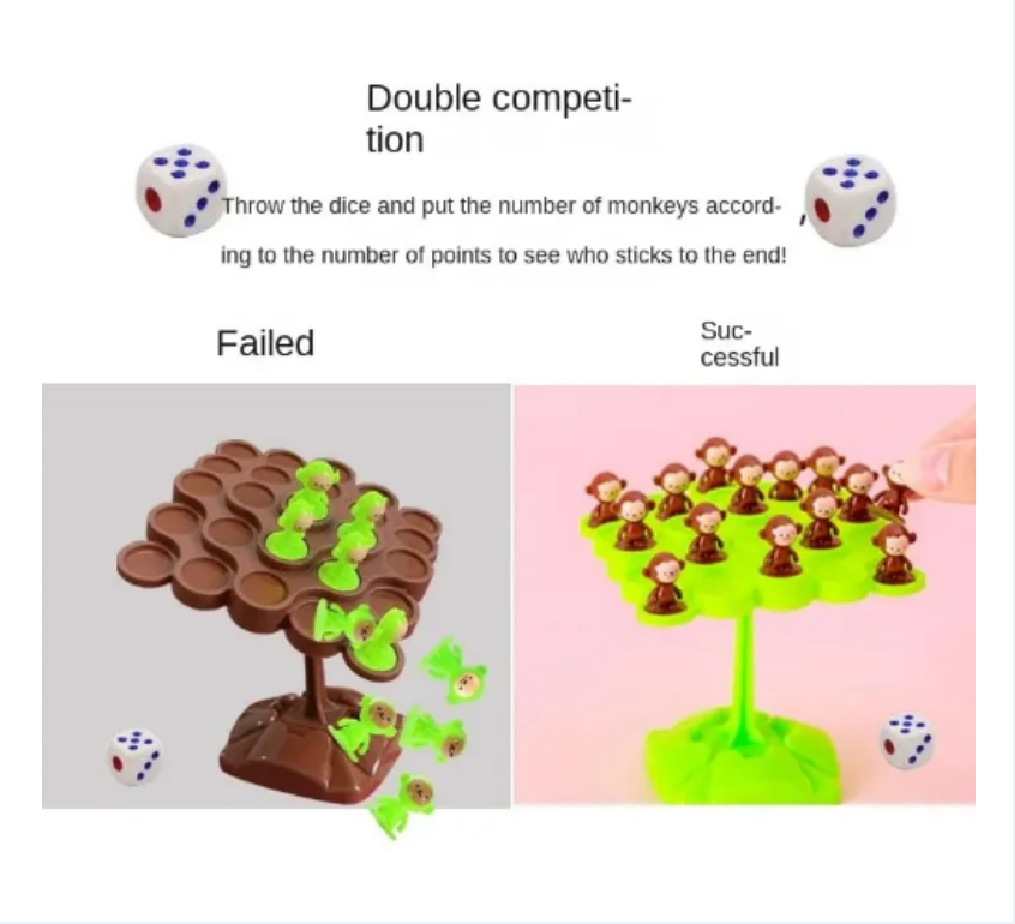 Monkey Balance Tree Focus Bala – Board Game With Questions recenzja i cena