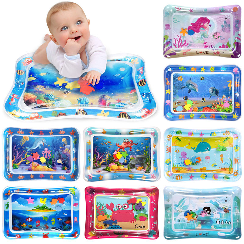 Inflatable Tummy Time Baby Pla – Play Mat Neoprene recenzja i cena