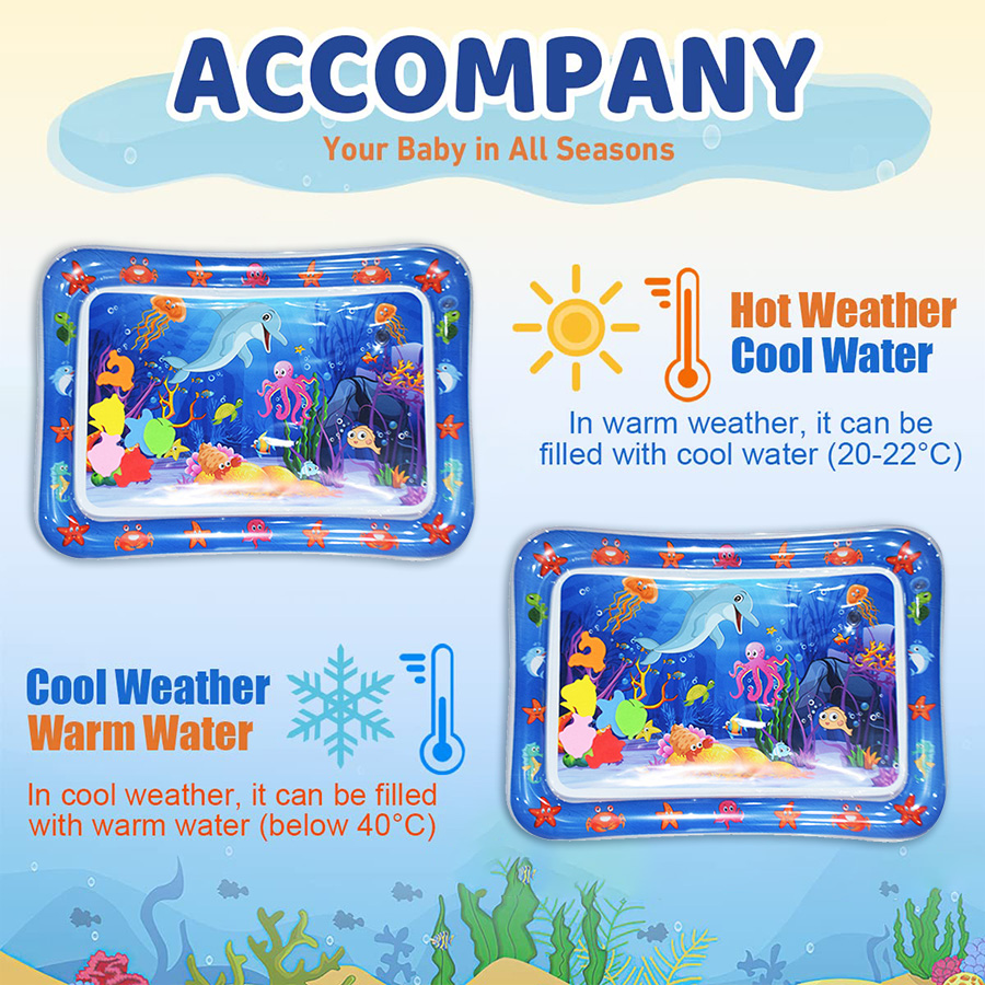 Baby Water Play Mat Inflatable – Play Mat Neoprene recenzja i cena