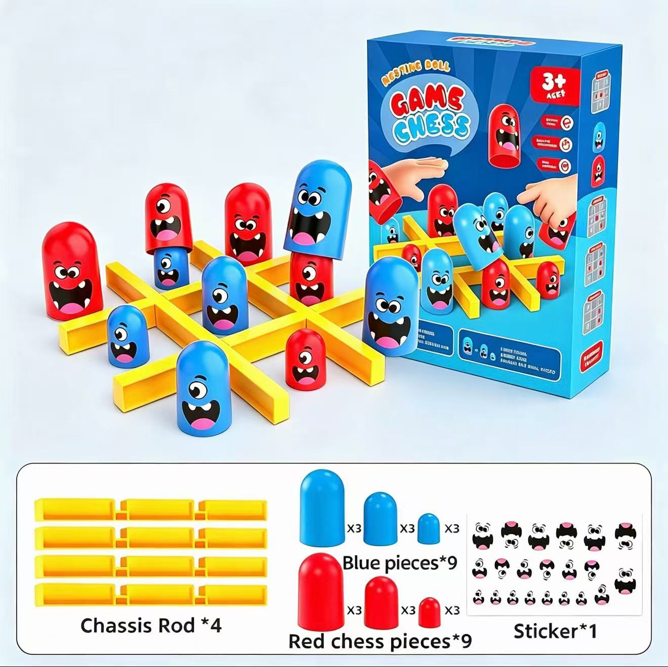 Tic-Tac-Toe Eat-and-Be-Sized S – Board Game With Questions recenzja i cena