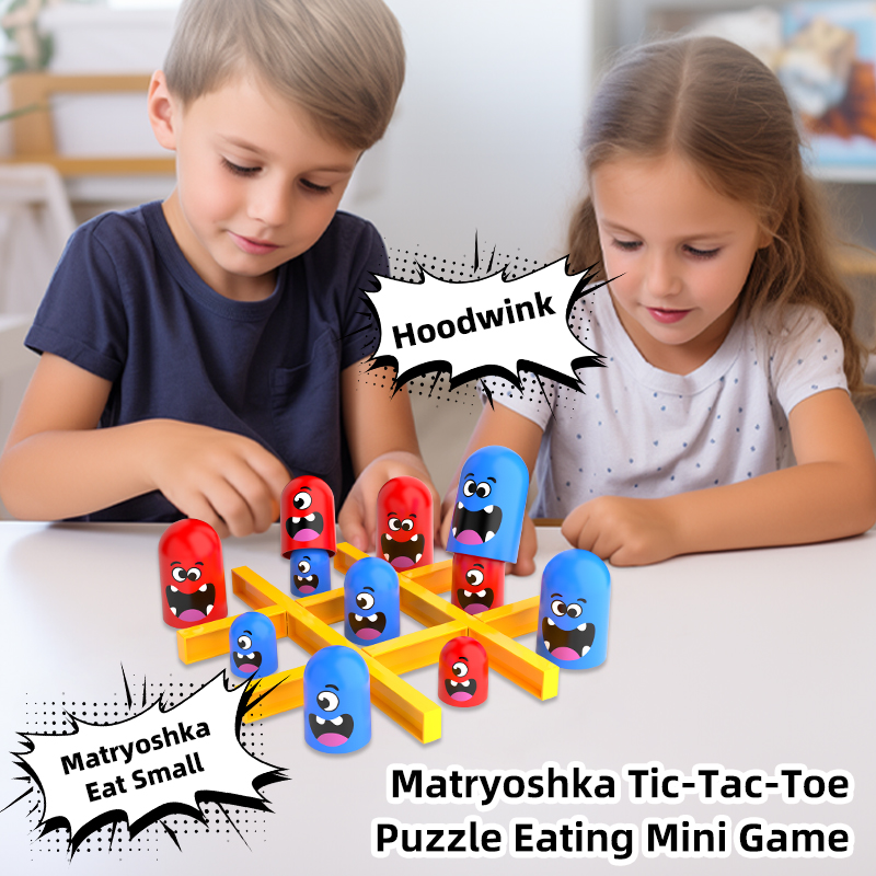 Tic-Tac-Toe Eat-and-Be-Sized S – Board Game With Questions recenzja i cena