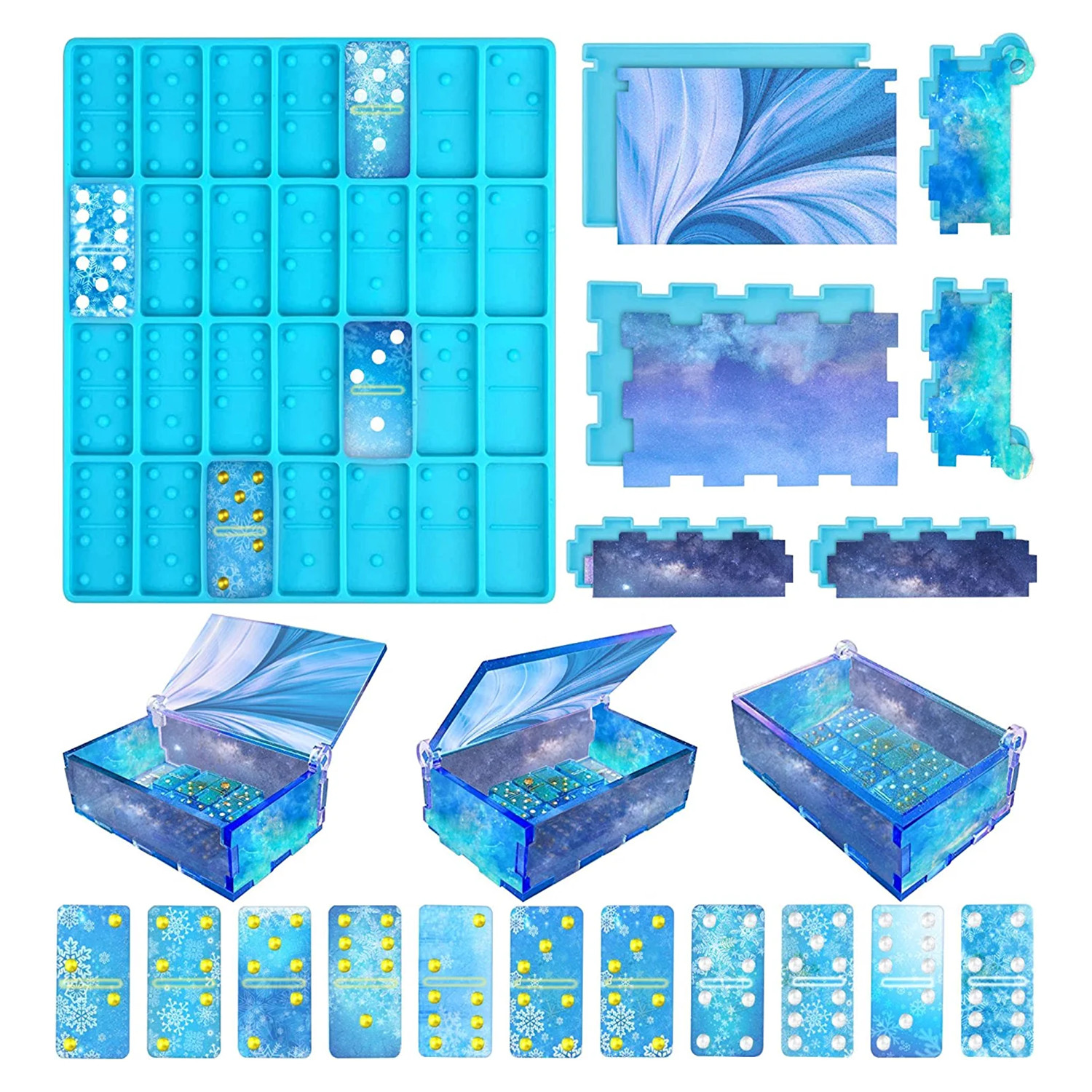 Domino Molds Silicone Epoxy Re – Board Game Monopoli recenzja i cena