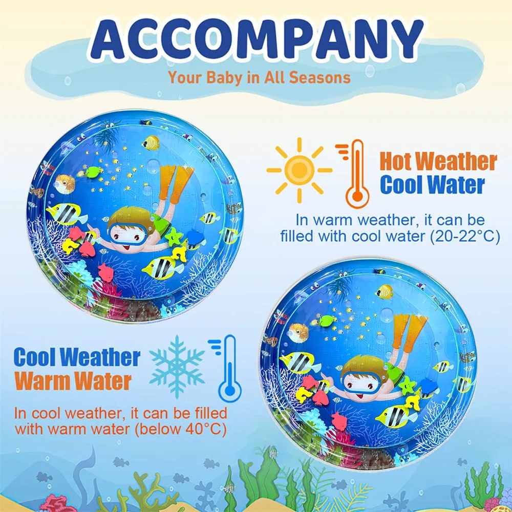 ROOXIN Baby Water Play Mat Inf – Play Mat Neoprene recenzja i cena